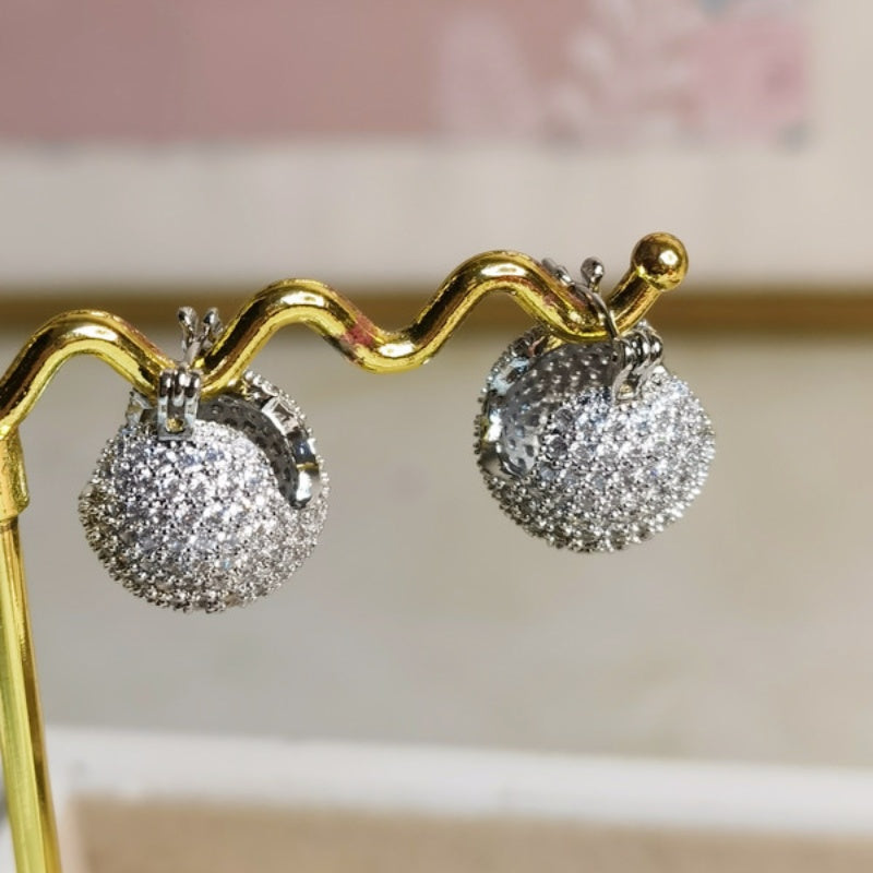 Aretes con circones joyeria mujer