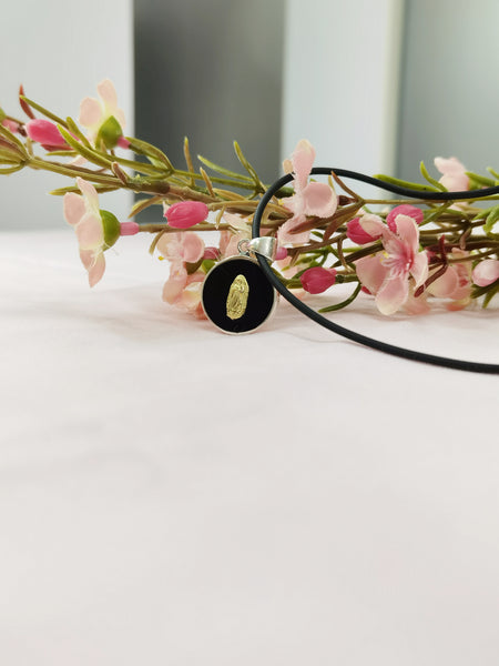 collar de Plata 950 y oro 18k