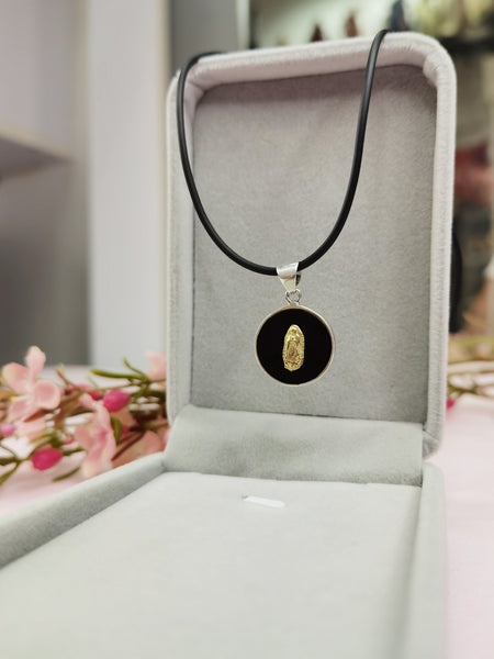 collar de Plata 950 y oro 18k