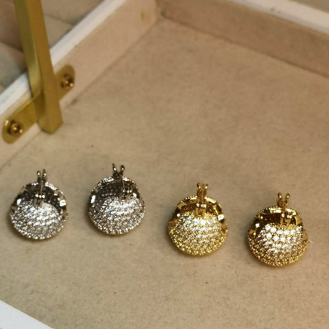 Aretes con circones joyeria mujer