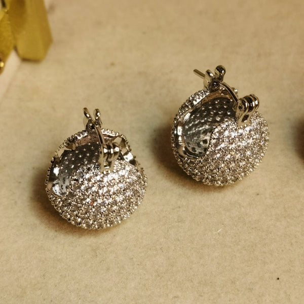 Aretes con circones joyeria mujer