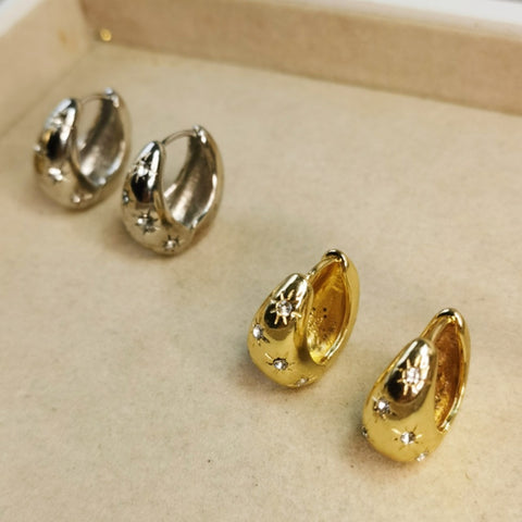 argollas de acero joyeria mujer