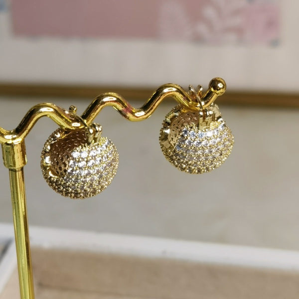 Aretes con circones joyeria mujer