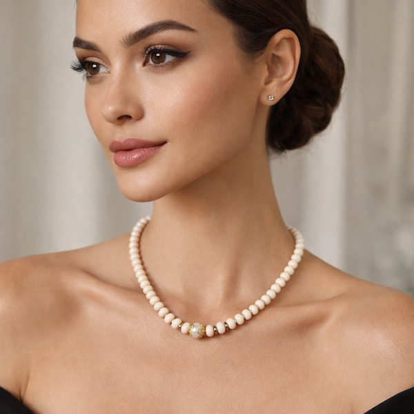 Collar de piedras naturales