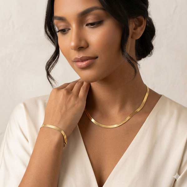 Pulsera y collar de mujer
