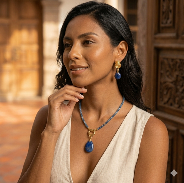 collar de piedras naturales