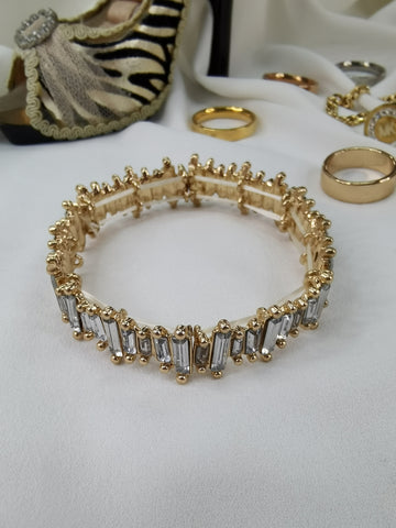 Pulsera plata y dorado