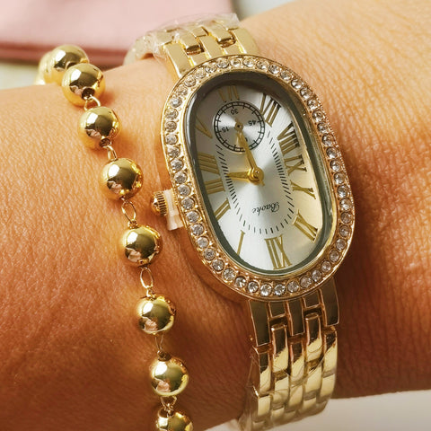 Reloj de dama dorado