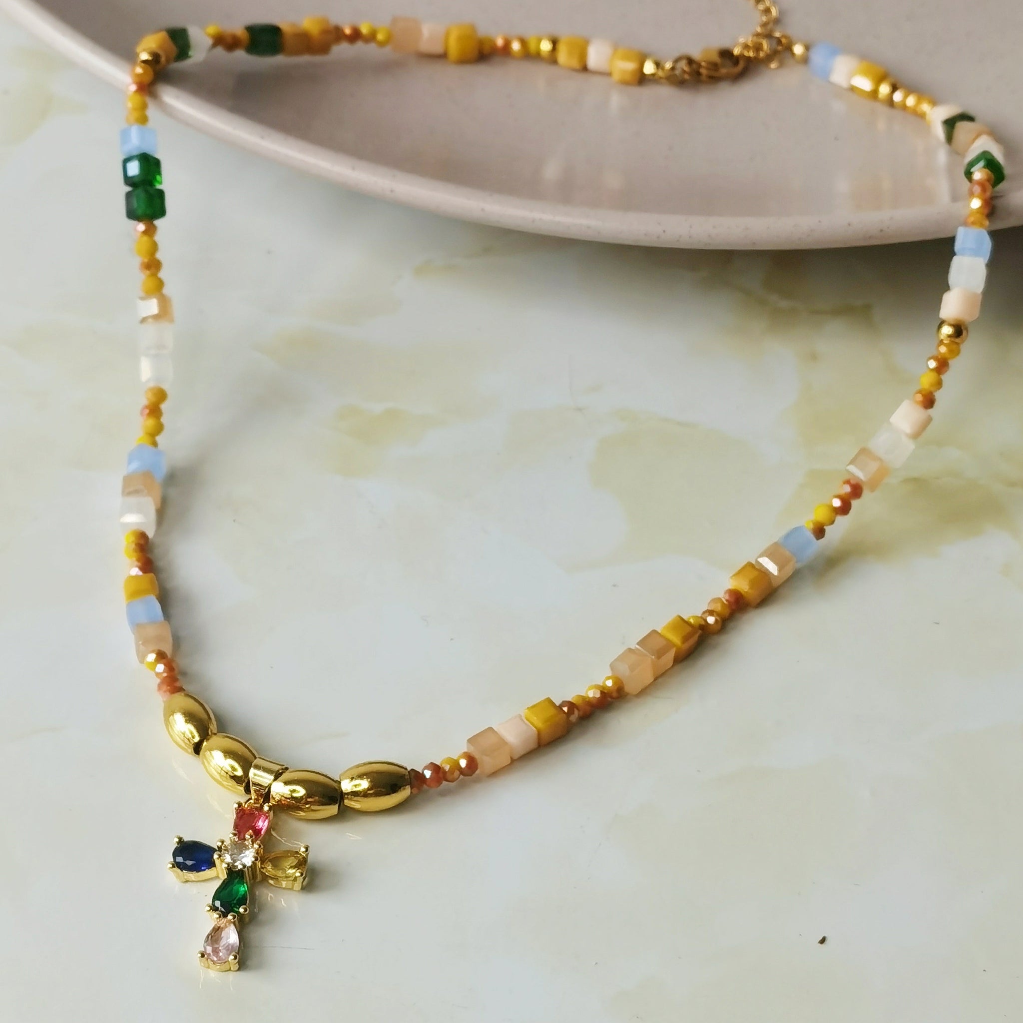 collar piezas unicas regalo hecho a mano