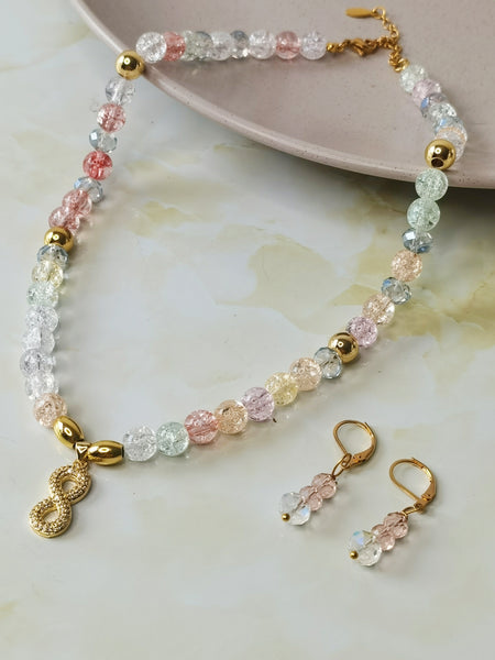 Collar de mujer murano regalo infinito