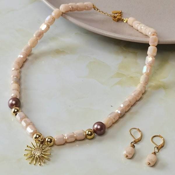 collar de dama murano de vidrio regalo