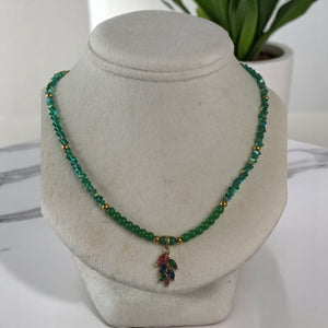 Collar piedras naturales Jade regalo a mama