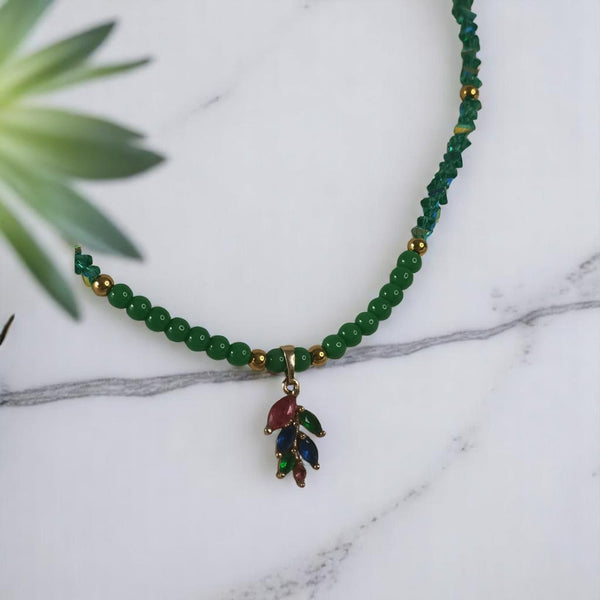 Collar piedras naturales Jade regalo a mama
