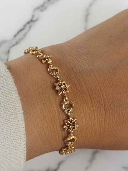 Pulsera de mujer con zircones regalo 