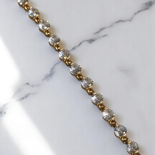 Pulsera de acero con zircones regalo mujer joyas