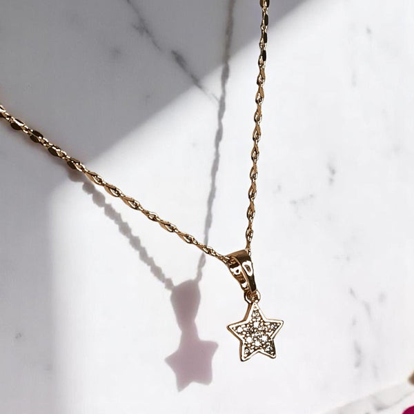 Collar estrella de amor regalo moda mujer