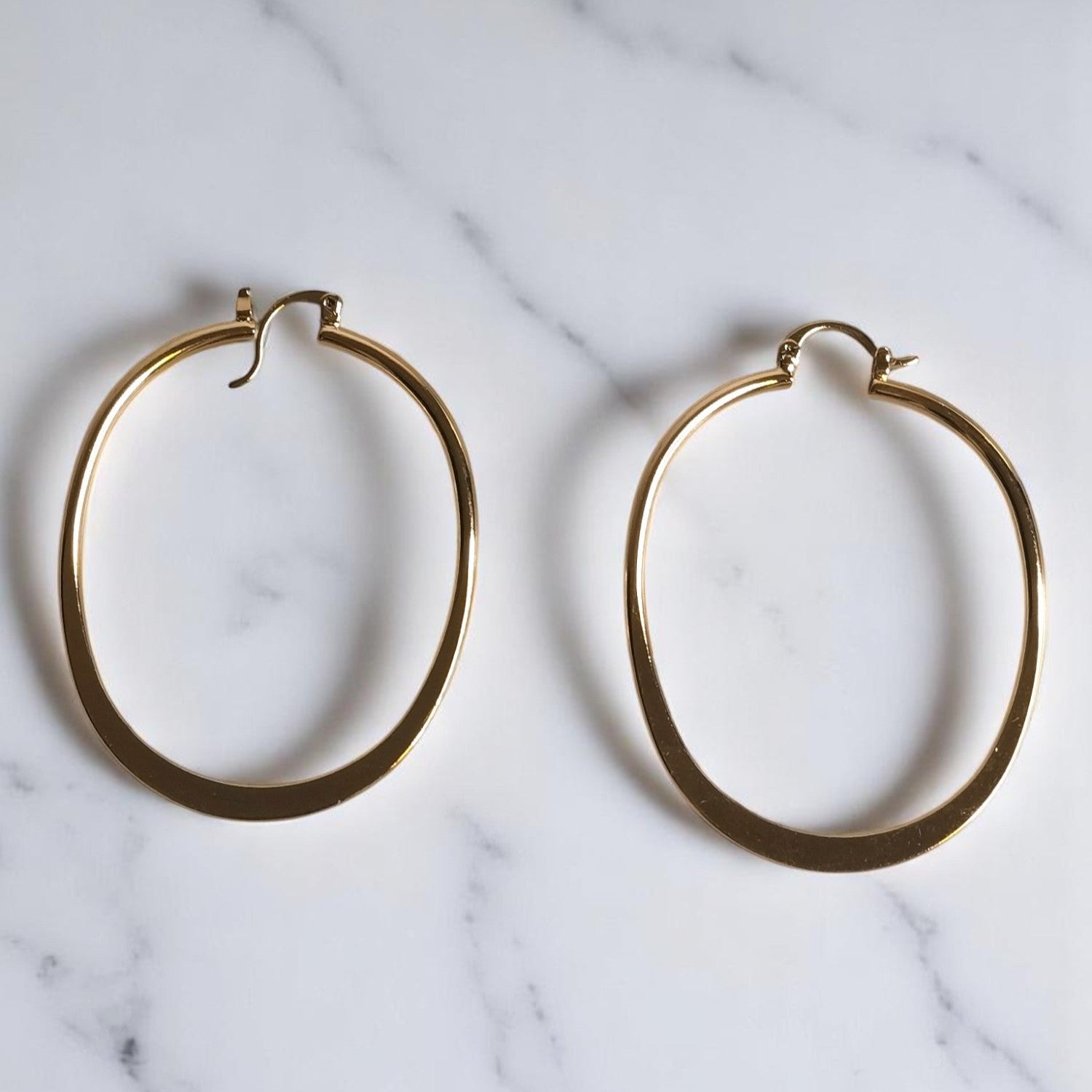 Aretes de acero argollas mujer regalo