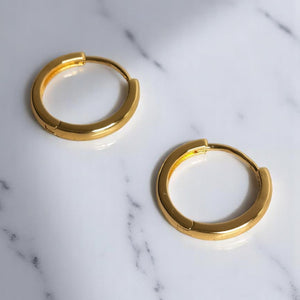 Aretes de acero argollas mujer regalo