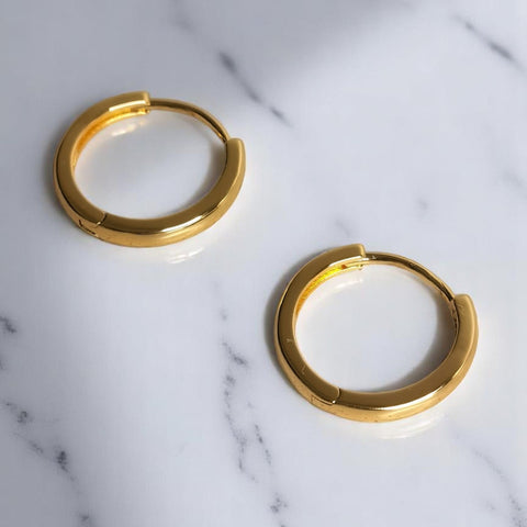 Aretes de acero argollas mujer regalo
