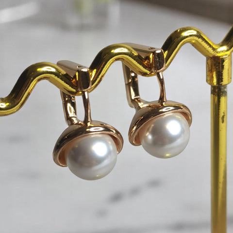 Aretes de perlas joyeria mujer regalo a mama