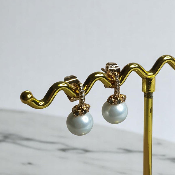 Aretes de perlas joyeria mujer regalo a mama