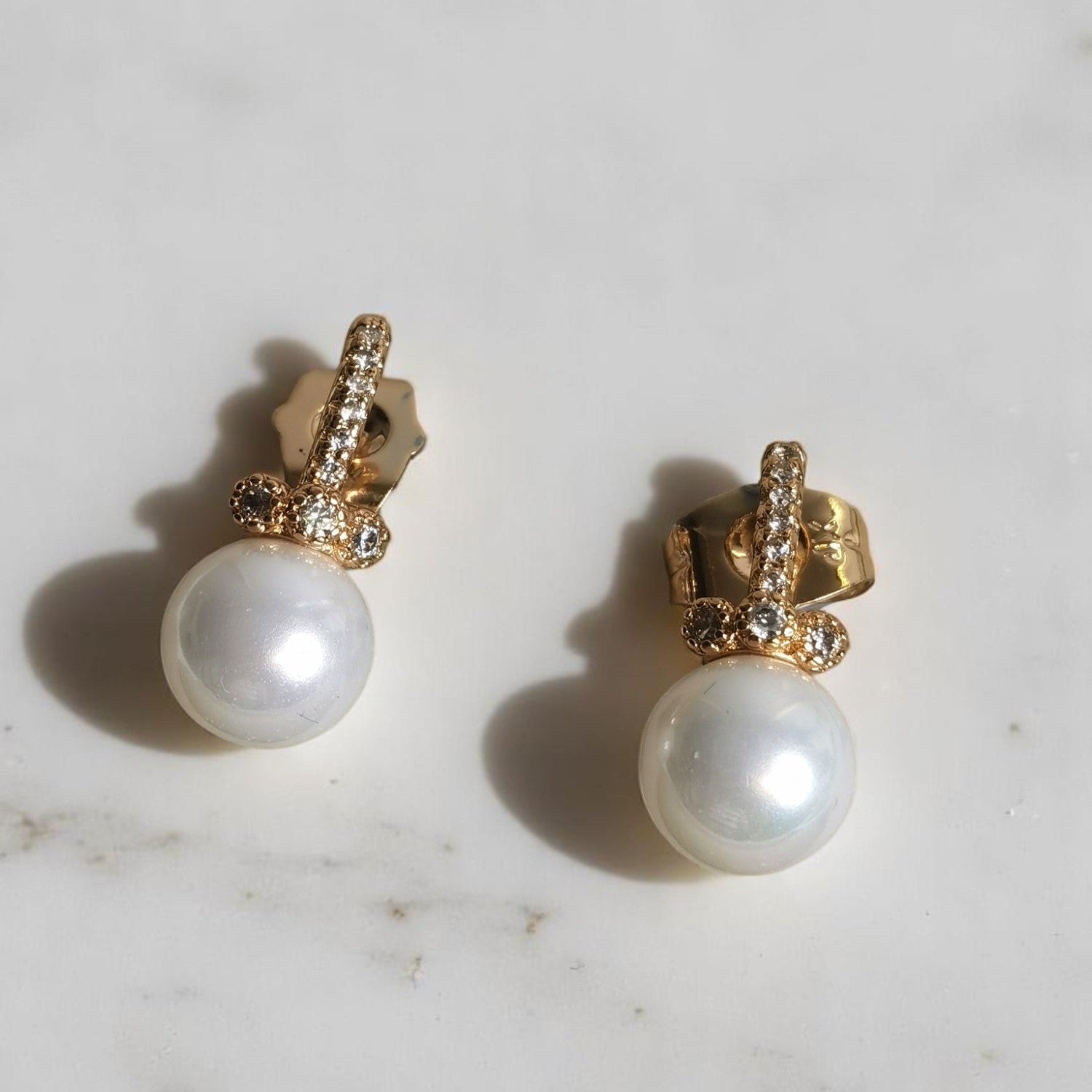 Aretes de perlas joyeria mujer regalo a mama