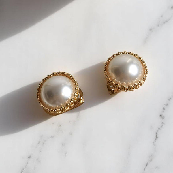 Aretes perlas acero regalo moda mujer tendencia joyeria