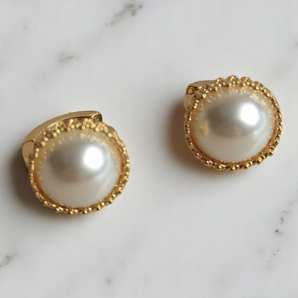 Aretes perlas acero regalo moda mujer tendencia joyeria