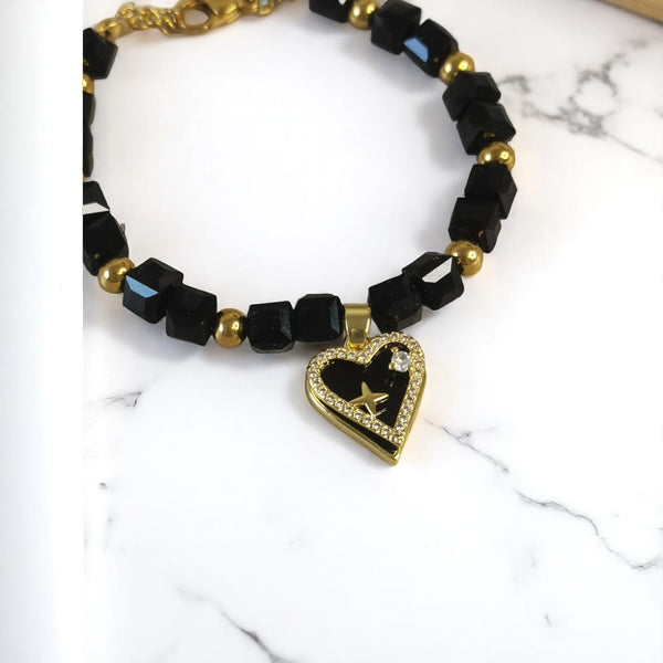 Pulseras de acero joyas hecho a mano 