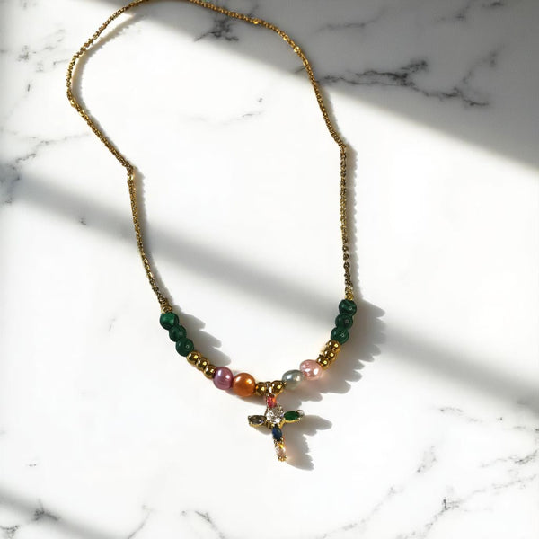 Collar jade joyeria hecho a mano
