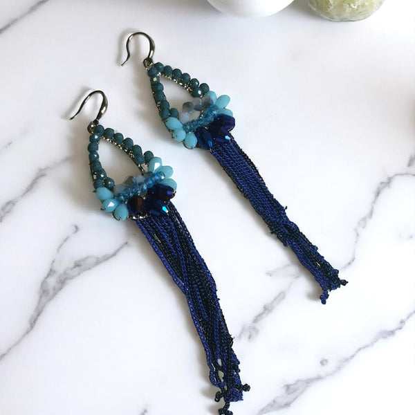 Aretes de fiesta joyeria mujer
