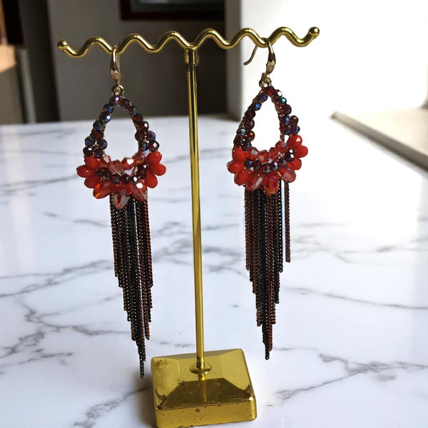 aretes de fiesta joyeria para mujer