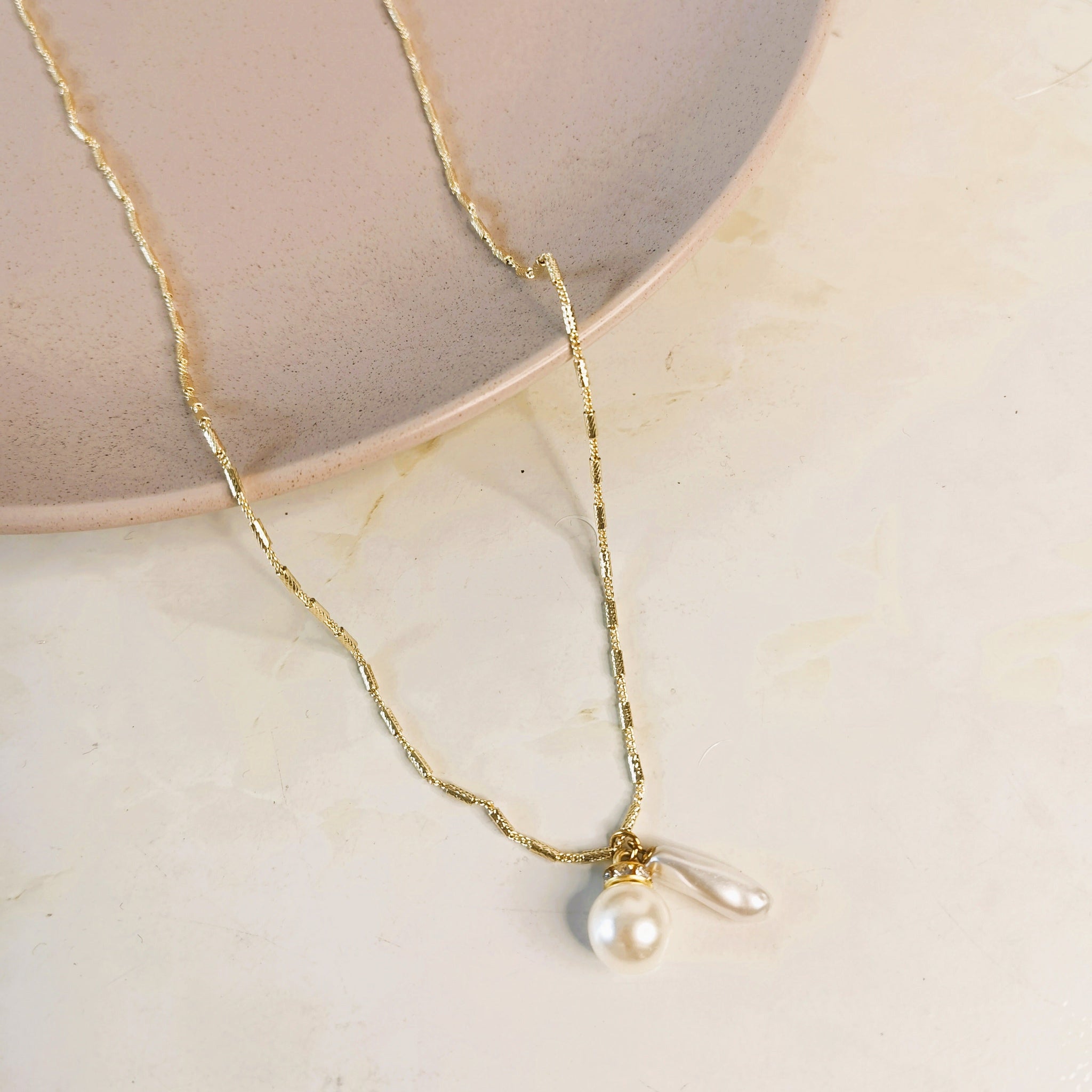 Collar de mujer perlas