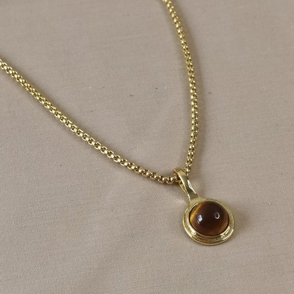 collar ojo de tigre