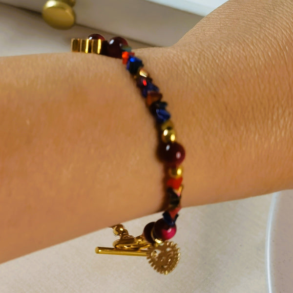 Pulsera de piedras naturales