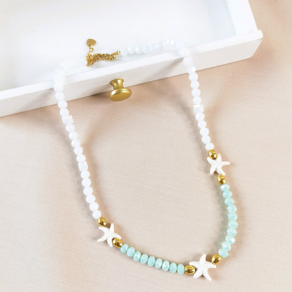 Collar de mujer con piedras naturales