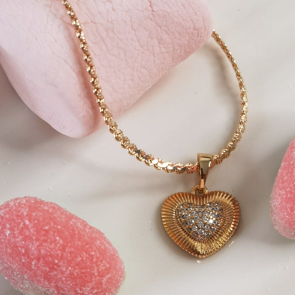 Collar de Mujer corazón