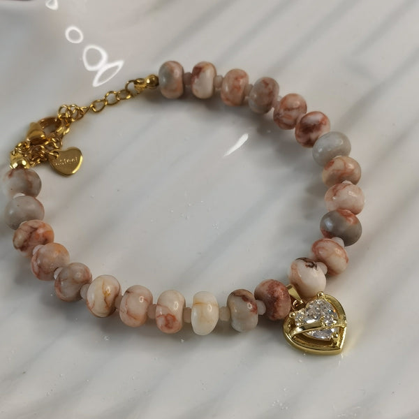 Pulsera de mujer con piedras naturales