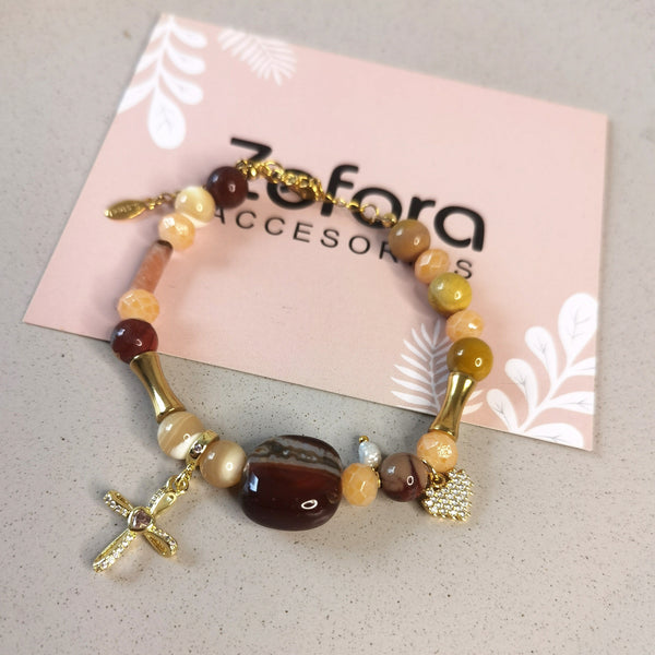 Pulsera de piedras naturales