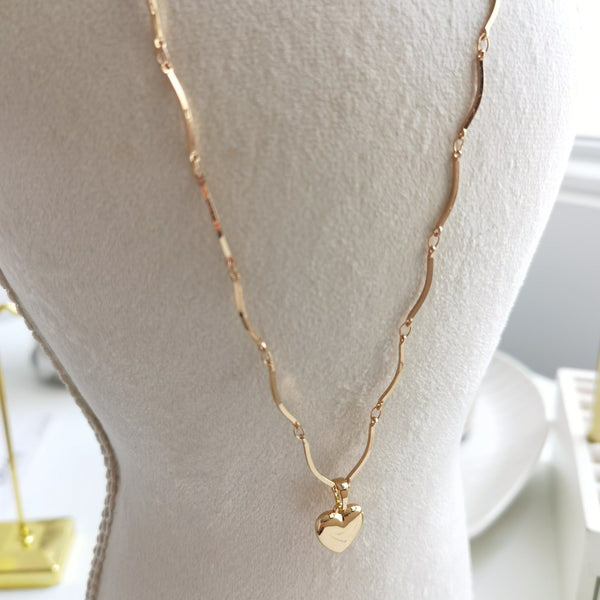 Collar de corazon