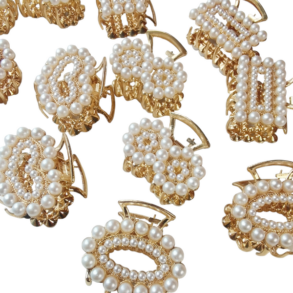 CLIP PERLAS PARA CABELLO