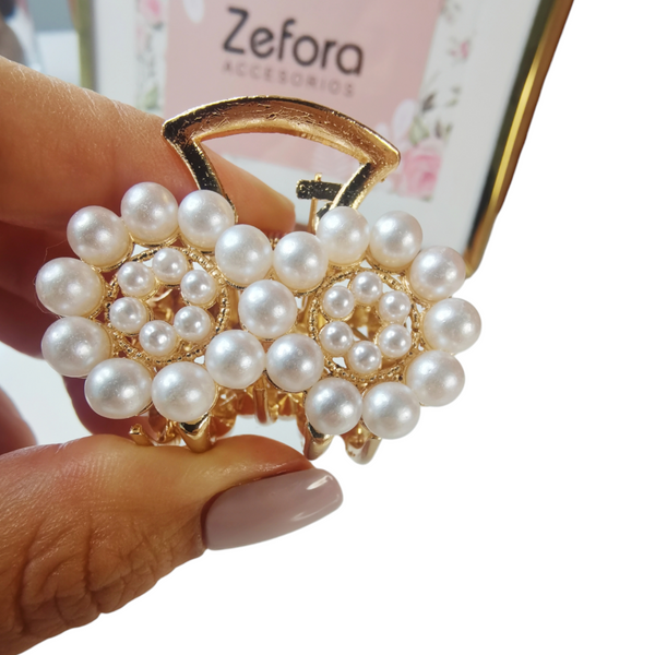 CLIP PERLAS PARA CABELLO