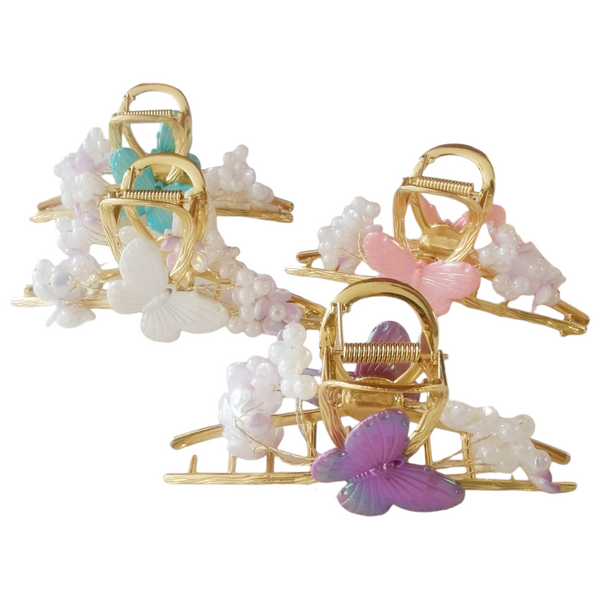 CLIP MARIPOSA PARA CABELLO 