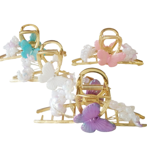 CLIP MARIPOSA PARA CABELLO 