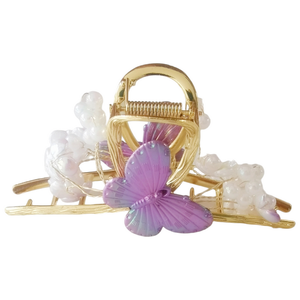 CLIP MARIPOSA PARA CABELLO 