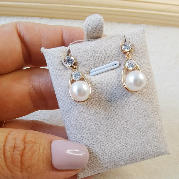 Aretes perla