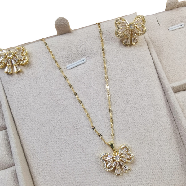 collar y aretes
