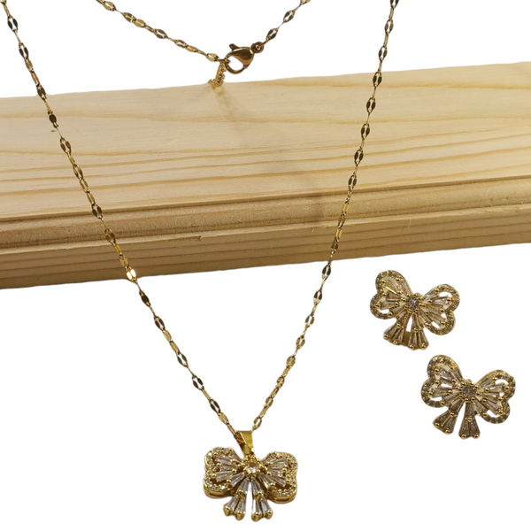 collar y aretes