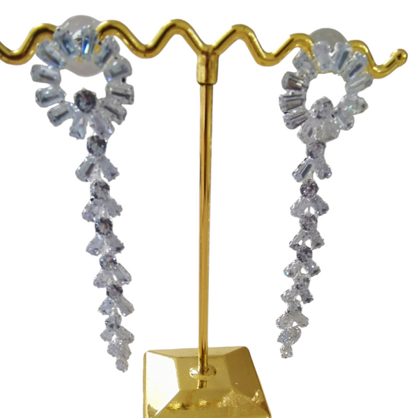 Arete plateado 
