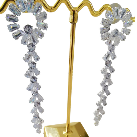 Arete plateado 